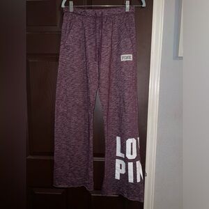 PINK Victoria's Secret Purple Wide Leg sweatpants